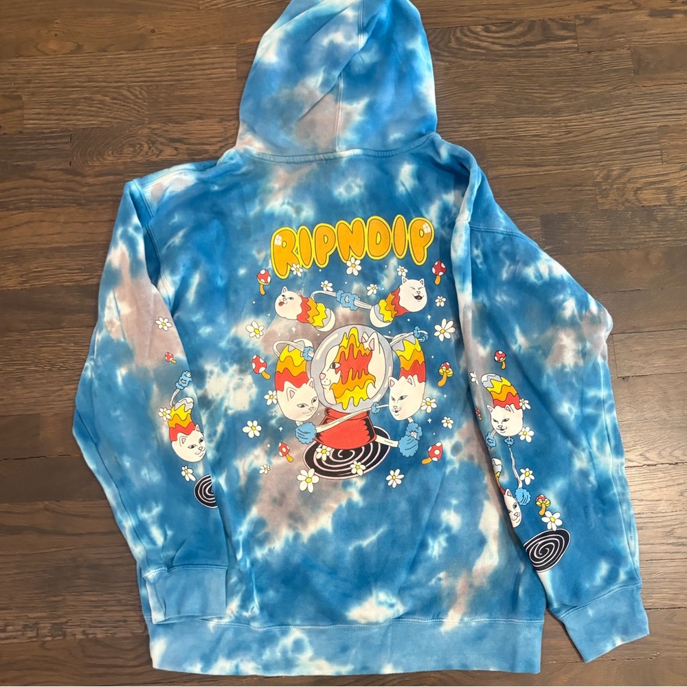 RIPNDIP Tie Dye Space Hoodie
